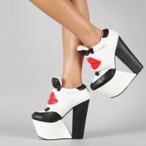 Privileged Kiss Me Platform Wedge Sneaker